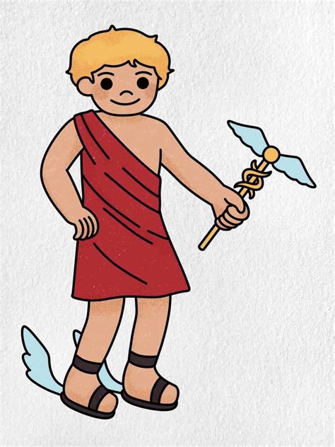 easy hermes drawing.